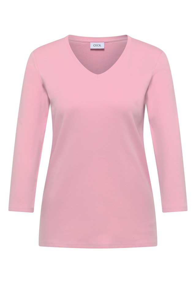 Cecil V-Shirt aus reiner Baumwolle
