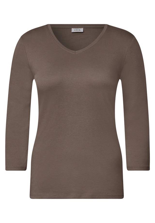 Cecil V-Shirt aus reiner Baumwolle