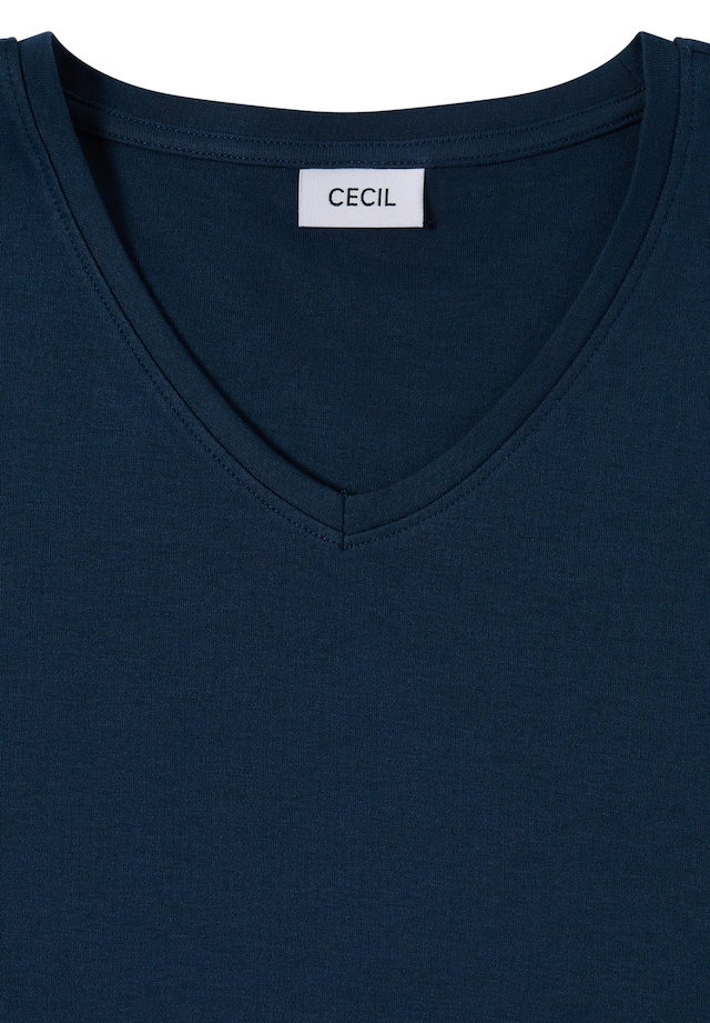 Cecil V-Shirt aus reiner Baumwolle
