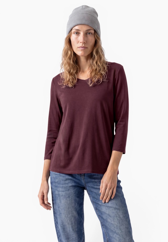 Cecil V-Shirt aus reiner Baumwolle