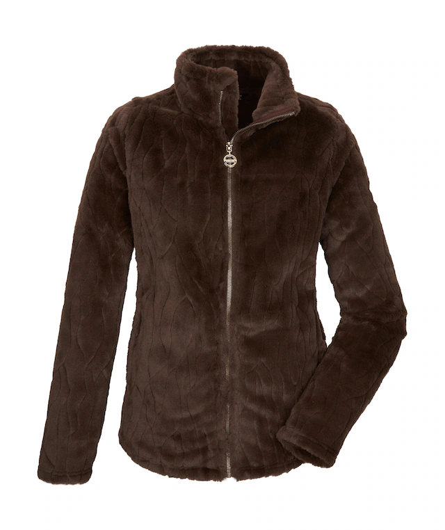 Killtec Fleecejacke »KOW 493 WMN FLC JCKT« Weiche Fleecejacke, Allover-Prägung, verschließbare Taschen