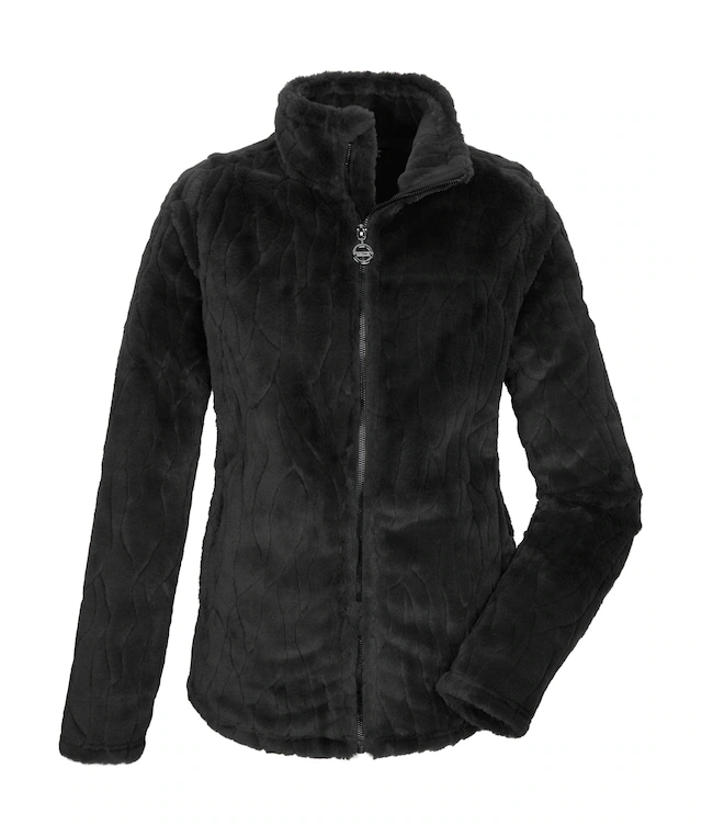 Killtec Fleecejacke »KOW 493 WMN FLC JCKT« Weiche Fleecejacke, Allover-Prägung, verschließbare Taschen
