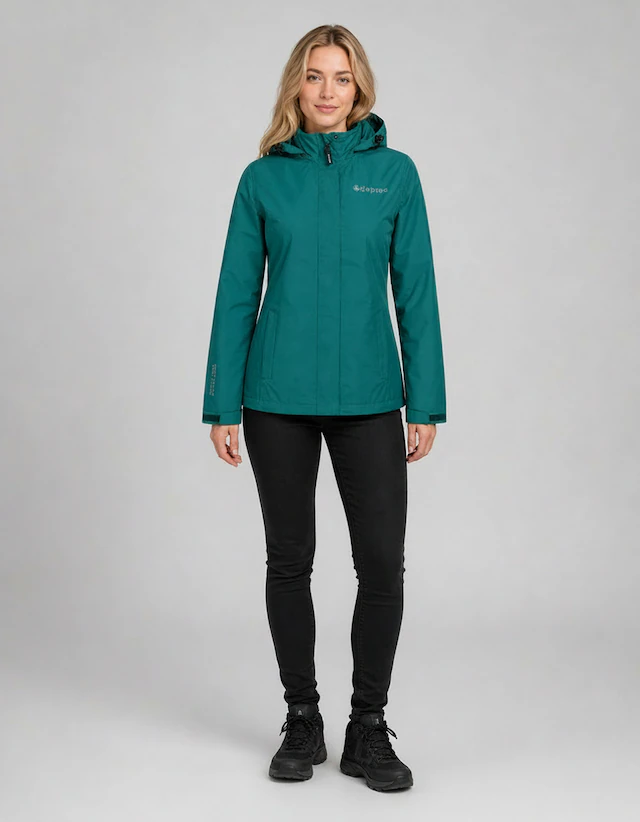 DEPROC Active Outdoorjacke »LAVAL II WOMEN« mit Kapuze auch in Großen Größen erhältlich
