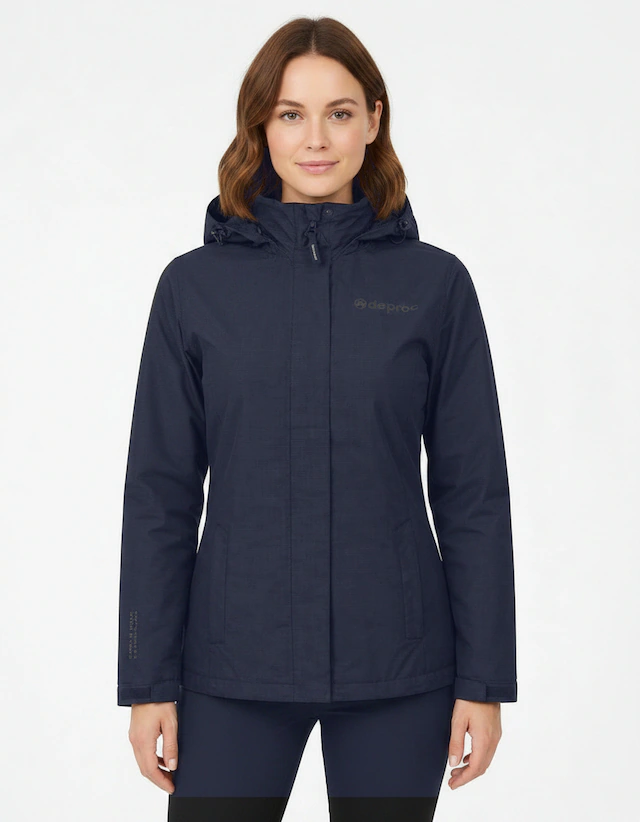 DEPROC Active Outdoorjacke »LAVAL II WOMEN« mit Kapuze auch in Großen Größen erhältlich