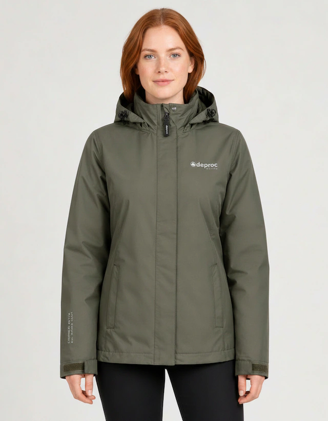 DEPROC Active Outdoorjacke »LAVAL II WOMEN« mit Kapuze auch in Großen Größen erhältlich