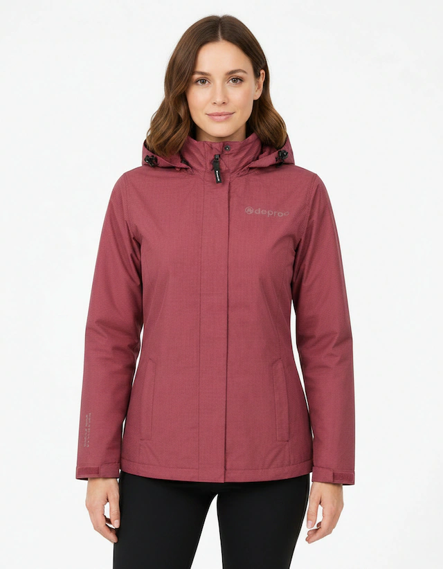 DEPROC Active Outdoorjacke »LAVAL II WOMEN« mit Kapuze auch in Großen Größen erhältlich