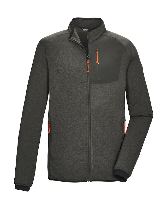 Killtec Strickjacke »KSW 128 MN FLX JCKT« Powerstretchjacke, hoher Tragekomfort, Zipper-Taschen, Kinnschutz