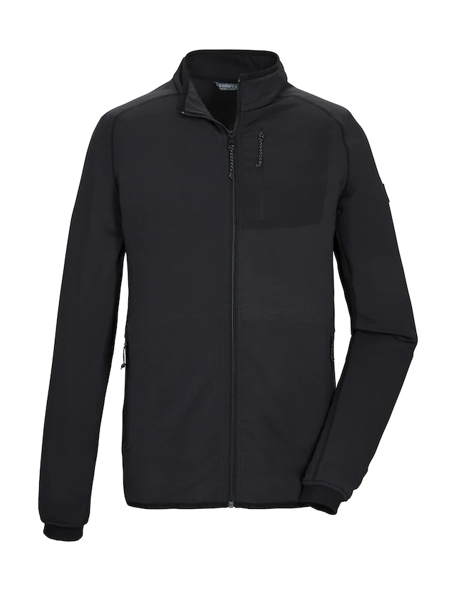 Killtec Strickjacke »KSW 128 MN FLX JCKT« Powerstretchjacke, hoher Tragekomfort, Zipper-Taschen, Kinnschutz
