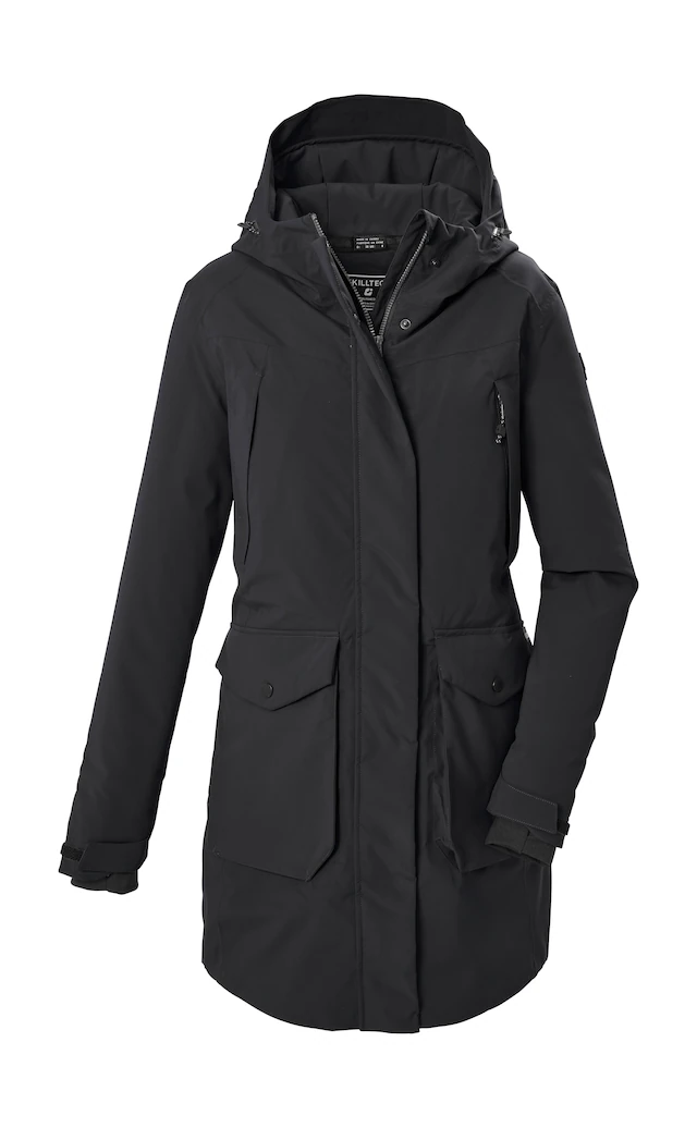 Killtec Parka »KOW 25 WMN PRK« Wind- und wasserdichter Damenparka mit verstellbarer Kapuze