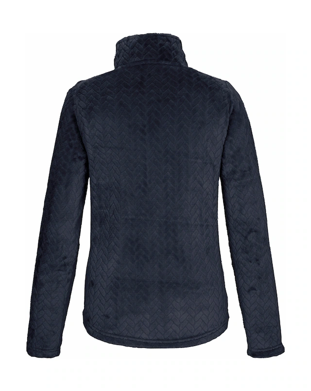 Killtec Fleecejacke »KW 301 WMN FLC JCKT« Fleecejacke mit Zopfmuster, Kinnschutz, verschließbare Taschen