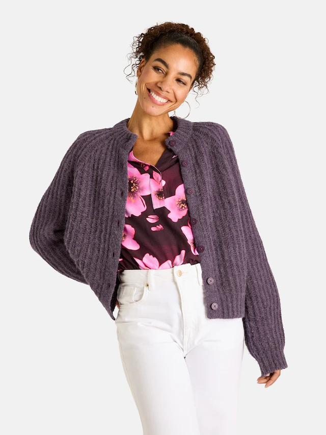 Lieblingsstück Strickjacke »MizaL« mit Alpakawolle und Wolle