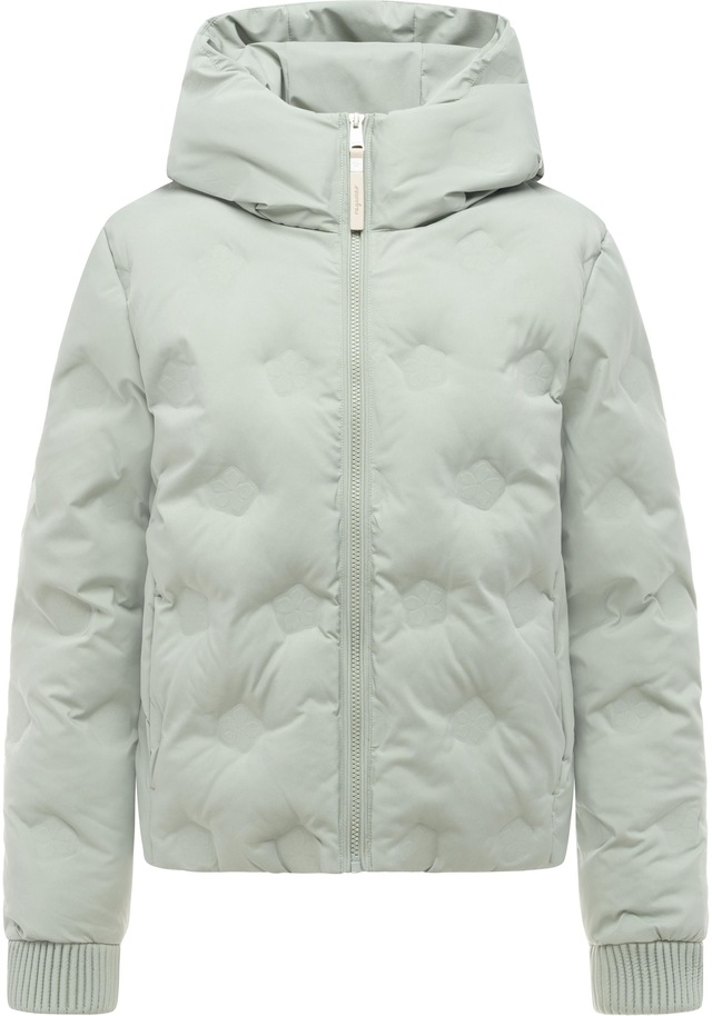 Ragwear Winterjacke »Lynnox Embossed Y« mit Kapuze Pufferjacke mit floraler Ton-in-Ton-Prägung