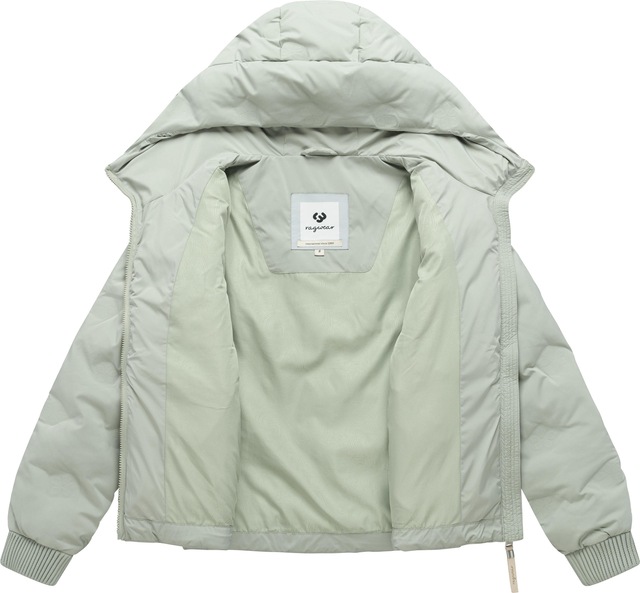 Ragwear Winterjacke »Lynnox Embossed Y« mit Kapuze Pufferjacke mit floraler Ton-in-Ton-Prägung