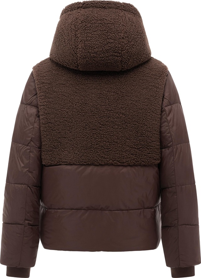 Ragwear Winterjacke »Patuff Y« mit Kapuze Winter Damen Steppjacke im Materialmix