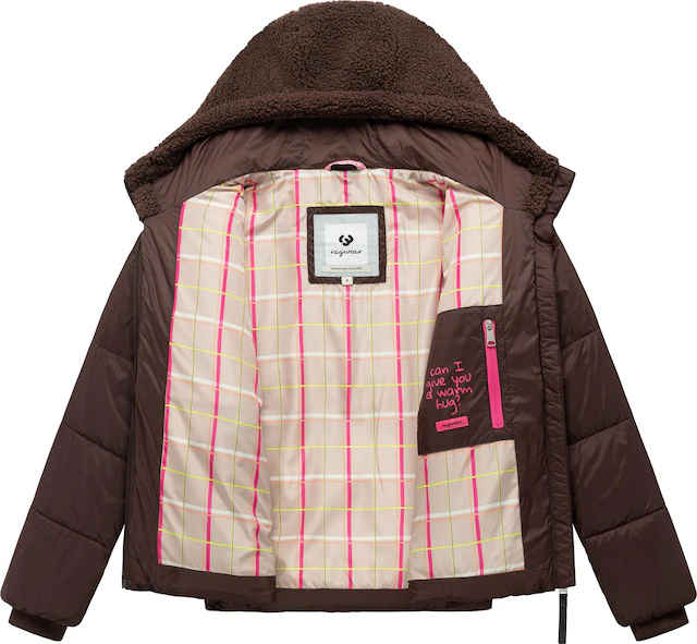 Ragwear Winterjacke »Patuff Y« mit Kapuze Winter Damen Steppjacke im Materialmix