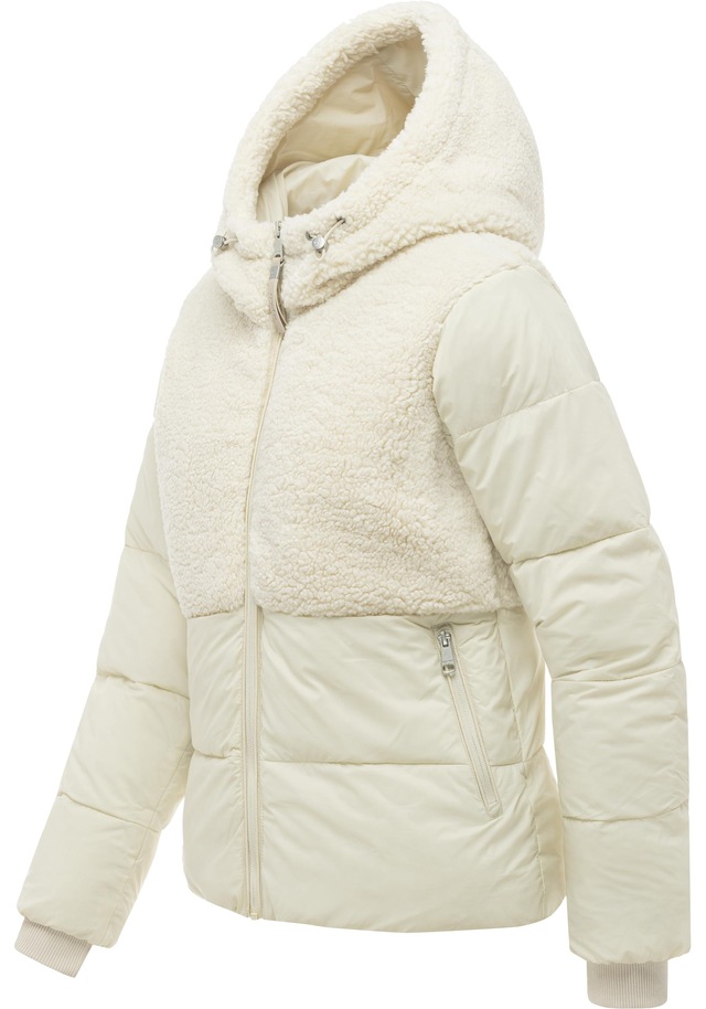 Ragwear Winterjacke »Patuff Y« mit Kapuze Winter Damen Steppjacke im Materialmix