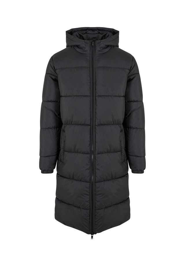 URBAN CLASSICS Winterjacke »Urban Classics Mens Long Puffer Coat« 1 Stk. tlg. mit Kapuze