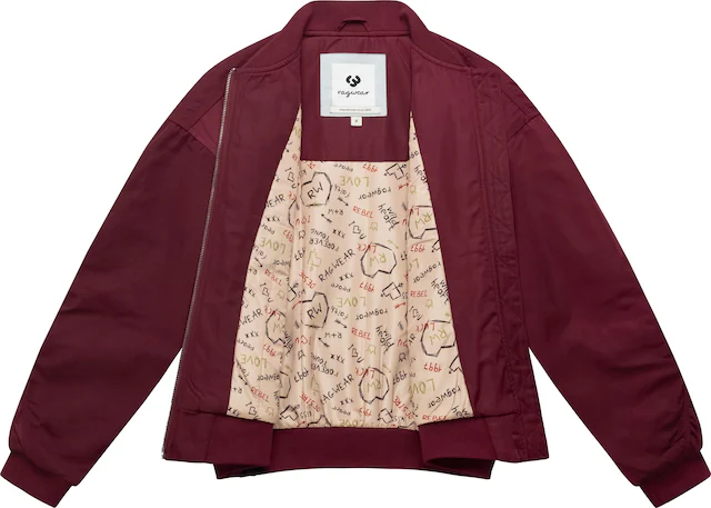 Ragwear Bomberjacke »Allyra Y« ohne Kapuze Sportive Damen Jacke im Blouson-Stil