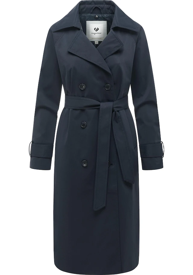 Ragwear Trenchcoat »Trenchie Y« Damen Übergangsmantel mit herausnehmbarem Inlay