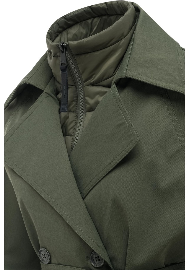 Ragwear Trenchcoat »Trenchie Y« Damen Übergangsmantel mit herausnehmbarem Inlay