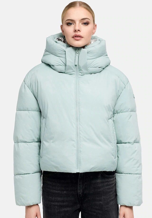 Marikoo Winterjacke »Zilvaa« mit Kapuze Damen Steppjacke mit Kapuze in Daunenoptik warm und leicht