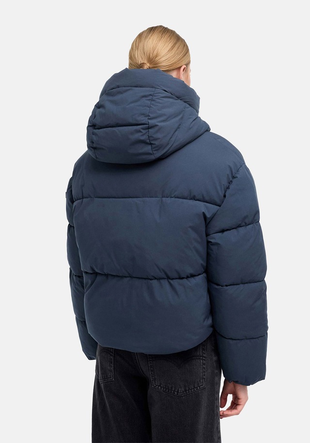 Marikoo Winterjacke »Zilvaa« mit Kapuze Damen Steppjacke mit Kapuze in Daunenoptik warm und leicht