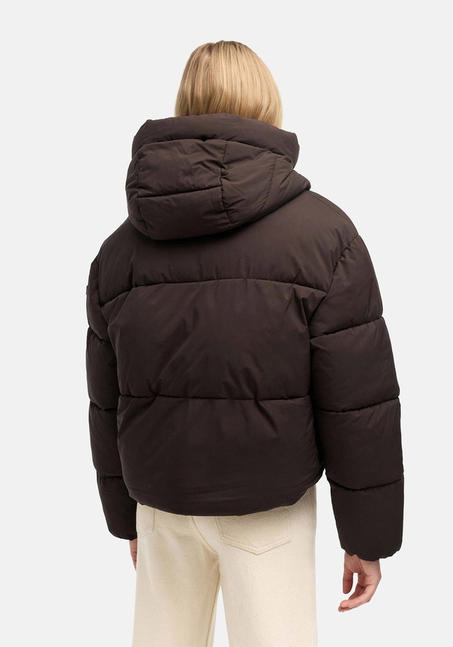 Marikoo Winterjacke »Zilvaa« mit Kapuze Damen Steppjacke mit Kapuze in Daunenoptik warm und leicht