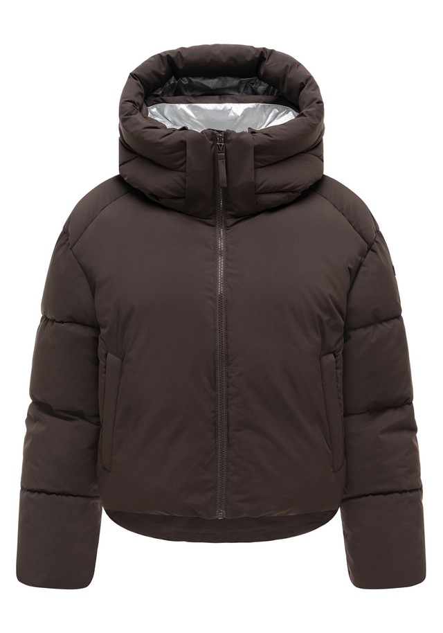 Marikoo Winterjacke »Zilvaa« mit Kapuze Damen Steppjacke mit Kapuze in Daunenoptik warm und leicht