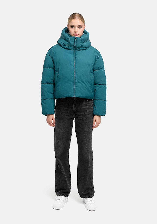 Marikoo Winterjacke »Zilvaa« mit Kapuze Damen Steppjacke mit Kapuze in Daunenoptik warm und leicht