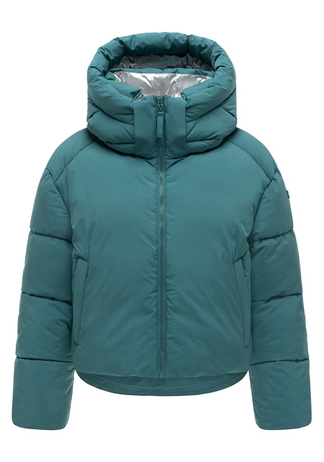 Marikoo Winterjacke »Zilvaa« mit Kapuze Damen Steppjacke mit Kapuze in Daunenoptik warm und leicht