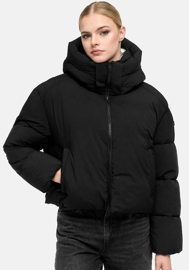 Marikoo Winterjacke »Zilvaa« mit Kapuze Damen Steppjacke mit Kapuze in Daunenoptik warm und leicht