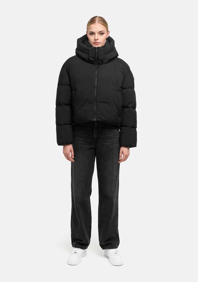 Marikoo Winterjacke »Zilvaa« mit Kapuze Damen Steppjacke mit Kapuze in Daunenoptik warm und leicht