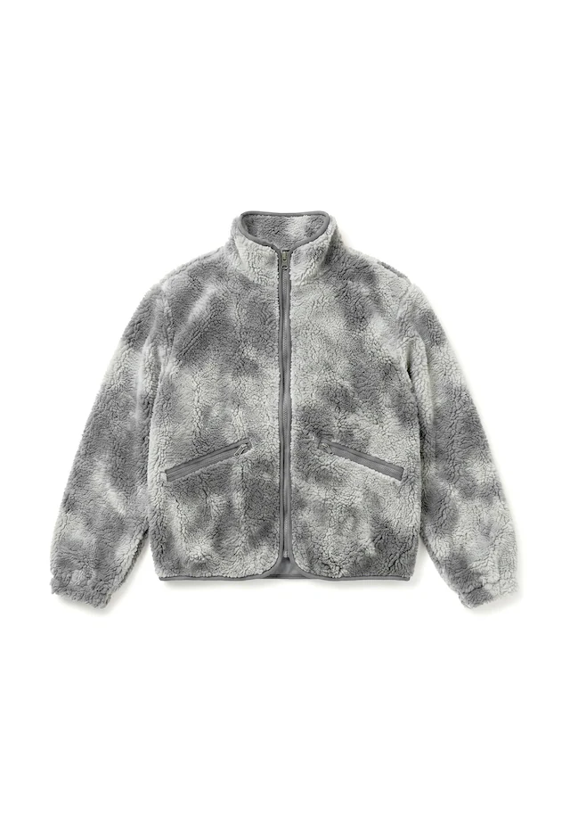 URBAN CLASSICS Fleecejacke »Urban Classics Ladies Printed Sherpa Jacket« 1 Stk. tlg. ohne Kapuze