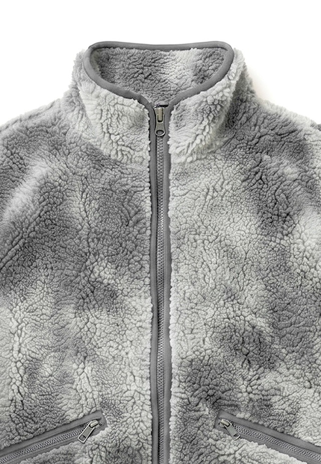 URBAN CLASSICS Fleecejacke »Urban Classics Ladies Printed Sherpa Jacket« 1 Stk. tlg. ohne Kapuze