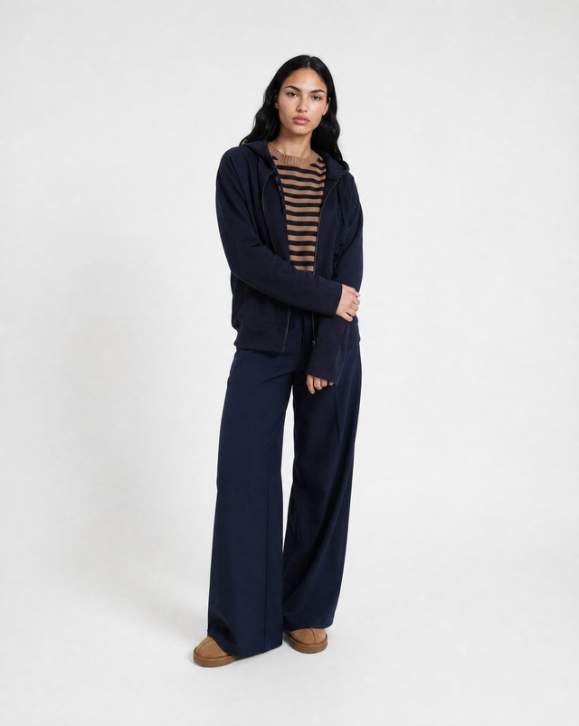Smith & Soul Kapuzensweatjacke mit Zwei-Wege-Reißverschluss