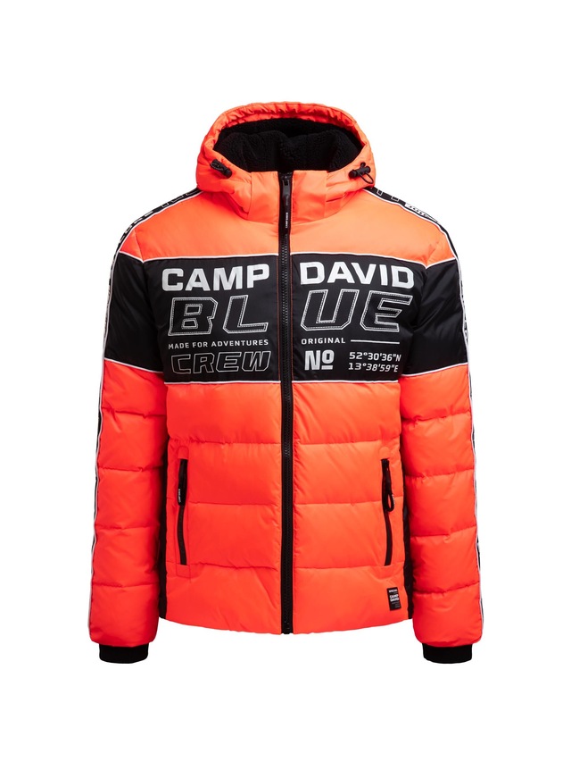 CAMP DAVID Winterjacke mit Kapuze mit abtrennbarer Kapuze