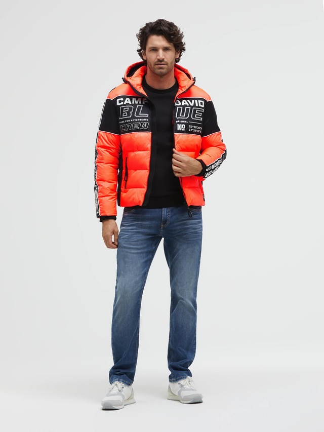 CAMP DAVID Winterjacke mit Kapuze mit abtrennbarer Kapuze