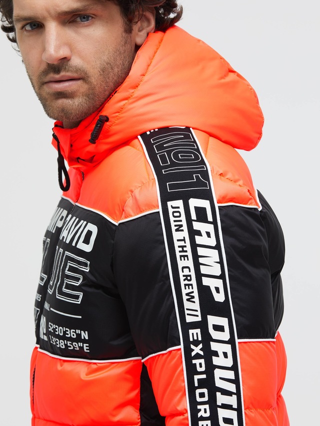 CAMP DAVID Winterjacke mit Kapuze mit abtrennbarer Kapuze