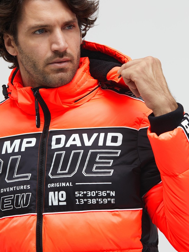 CAMP DAVID Winterjacke mit Kapuze mit abtrennbarer Kapuze