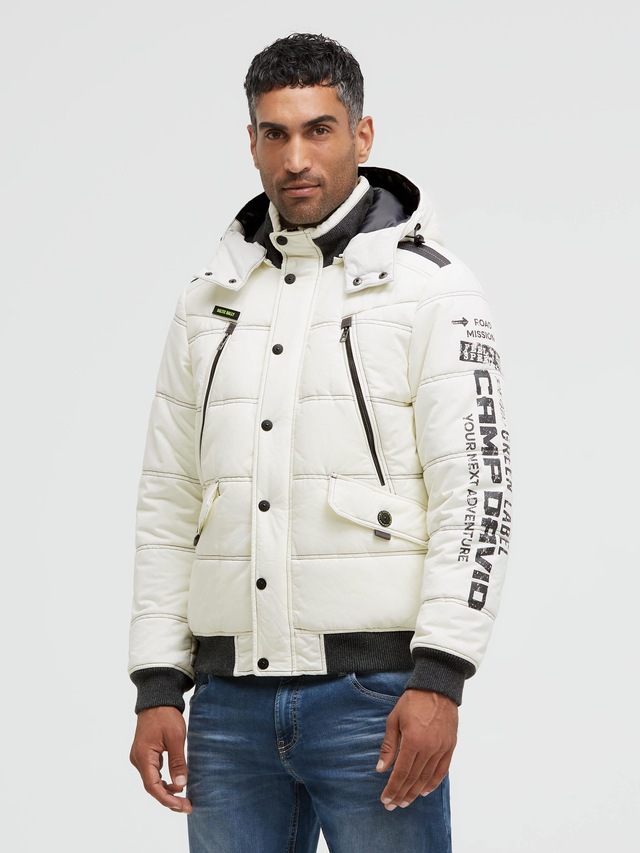 CAMP DAVID Winterjacke mit Kapuze mit Brusttaschen