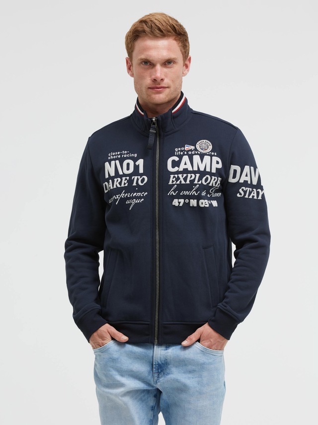 CAMP DAVID Sweatjacke mit weicher Innenseite