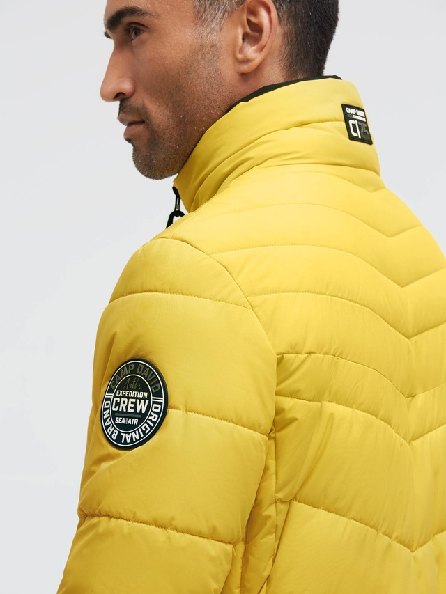 CAMP DAVID Winterjacke ohne Kapuze mit Reißverschluss an den Einschubtaschen