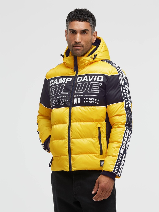CAMP DAVID Winterjacke mit Kapuze mit abtrennbarer Kapuze