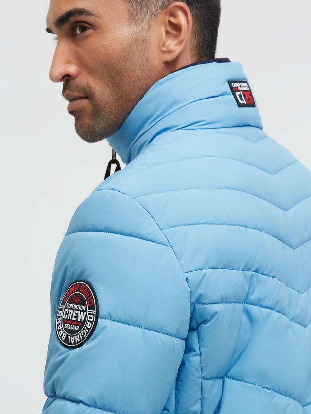 CAMP DAVID Winterjacke ohne Kapuze mit Reißverschluss an den Einschubtaschen