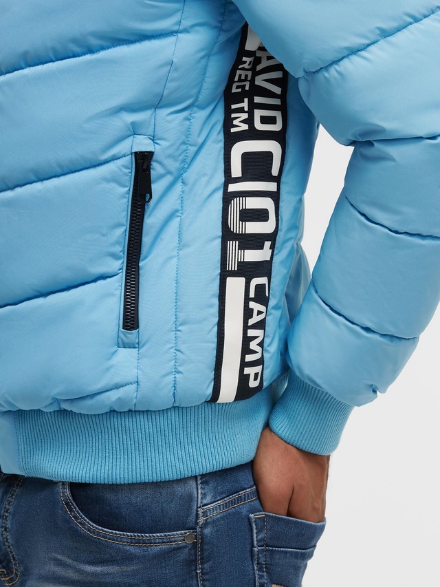 CAMP DAVID Winterjacke ohne Kapuze mit Reißverschluss an den Einschubtaschen