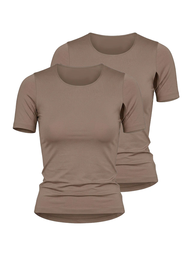 Nina Von C. Unterhemd »2er Pack Halbarm Shirt Seide&Modal« 2 Stück, 2 Stk.