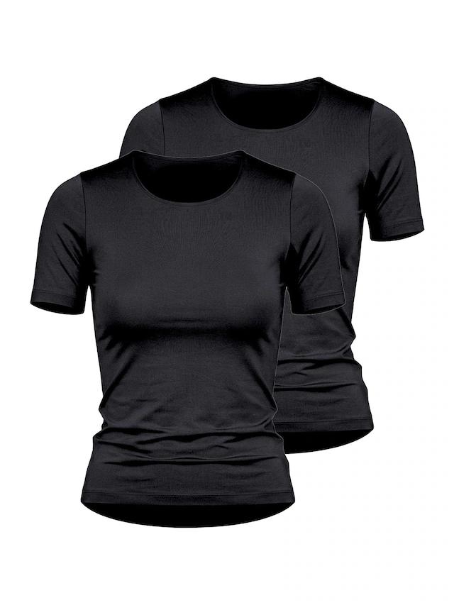 Nina Von C. Unterhemd »2er Pack Halbarm Shirt Seide&Modal« 2 Stück, 2 Stk.