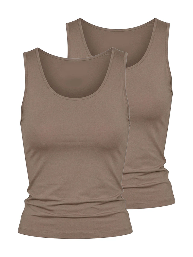 Nina Von C. Achselhemd »2er Pack Achseltop Seide&Modal« 2 Stück, 2 Stk.