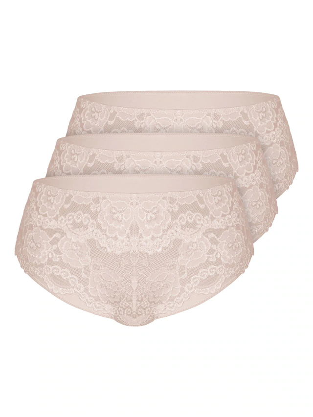 Sassa Panty »3er Pack Panty Classic Lace« 3 Stück, 3 Stk.