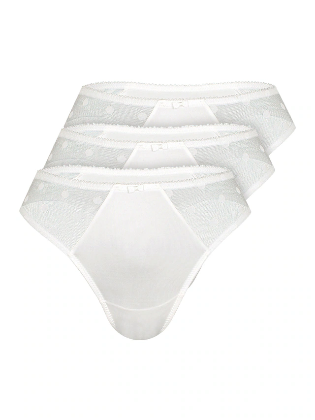 Sassa String »3er Pack String DOTTED MESH« 3 Stück, 3 Stk.